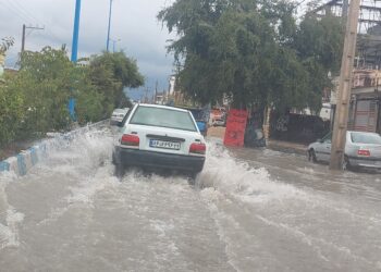 شهر ایذه در روز بارندگی به روایت تصویر