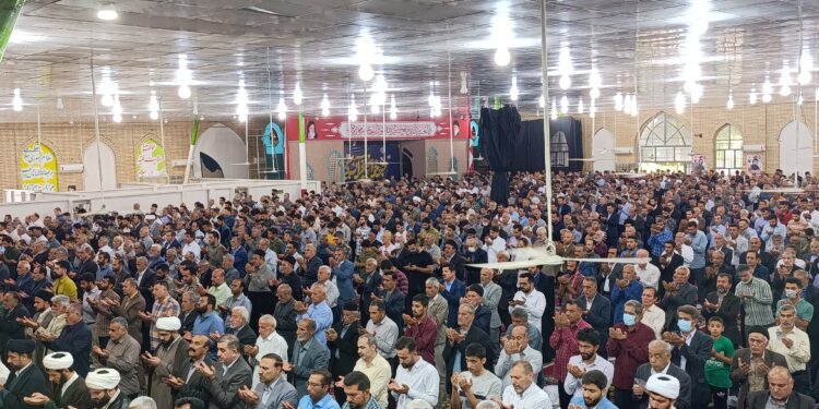 برگزاری نماز باشکوه عید سعید فطر در ایذه+ تصاویر